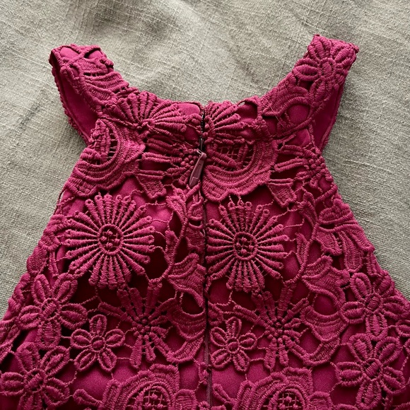 Lulus Love Poem Magenta Lace Dress - Picture 6 of 6